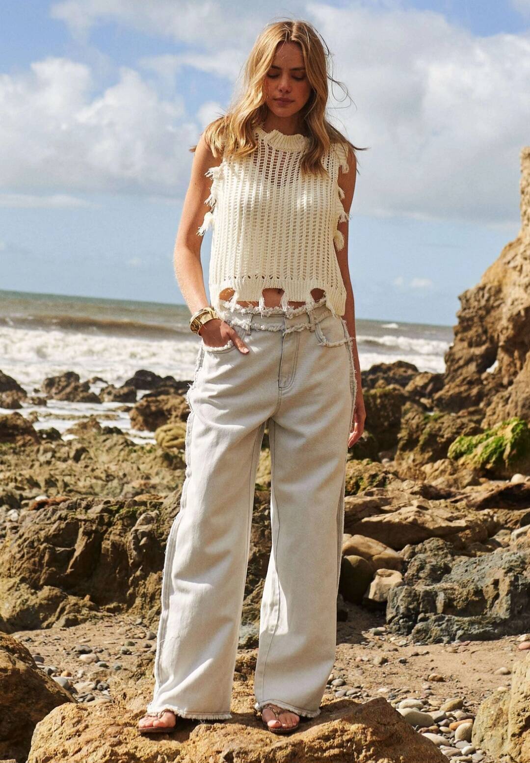 Her lip to - Cordelle Belted Twill Blazerの通販 by H's shop